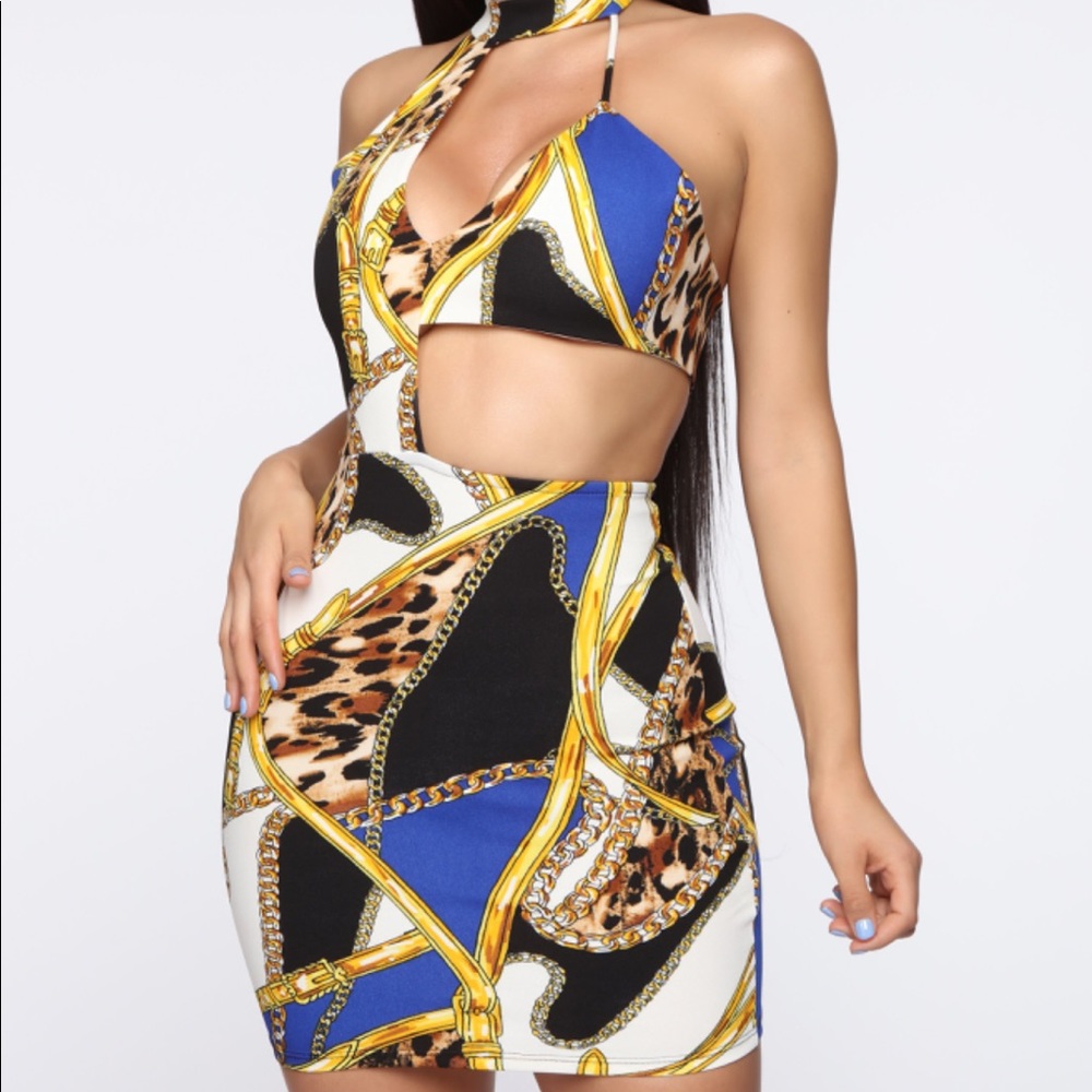 Non stop cut out mini dress